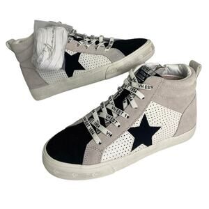 Vintage Havana Women's High Top zip side star sneakers size 7